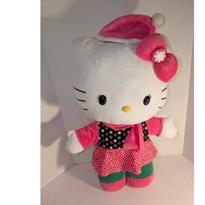 Hello Kitty 2015 RARE Christmas Gemmy Greeter Sanrio Plush Doll